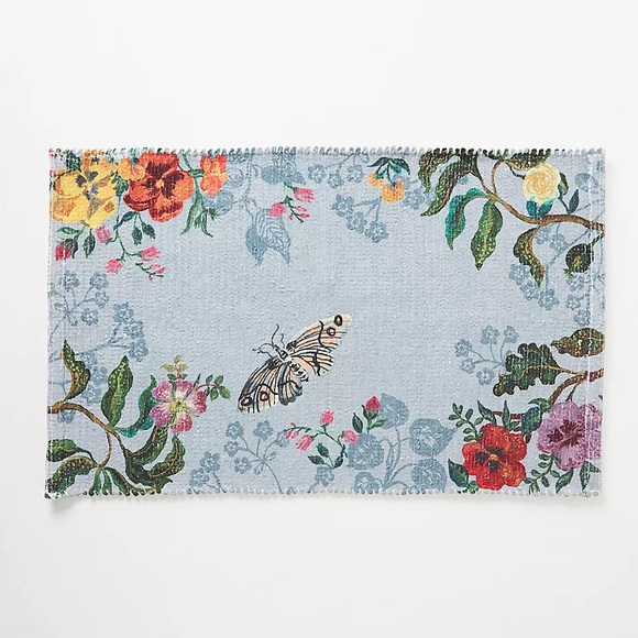 Anthropologie x Nathalie Lete Marais Butterfly Bath Mat - Picture 4 of 9
